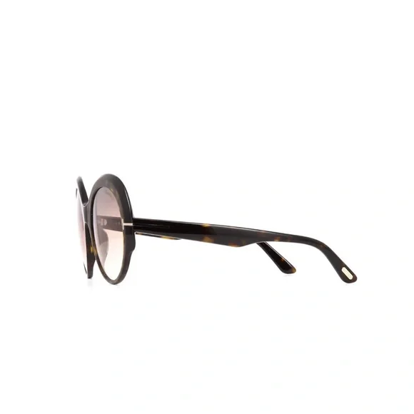 TOM FORD GINGER DARK HAVANA/BROWN GRADIENT SUNGLASSES TF873  display picture 3